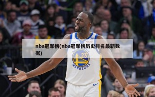 nba冠军榜(nba冠军榜历史排名最新数据)